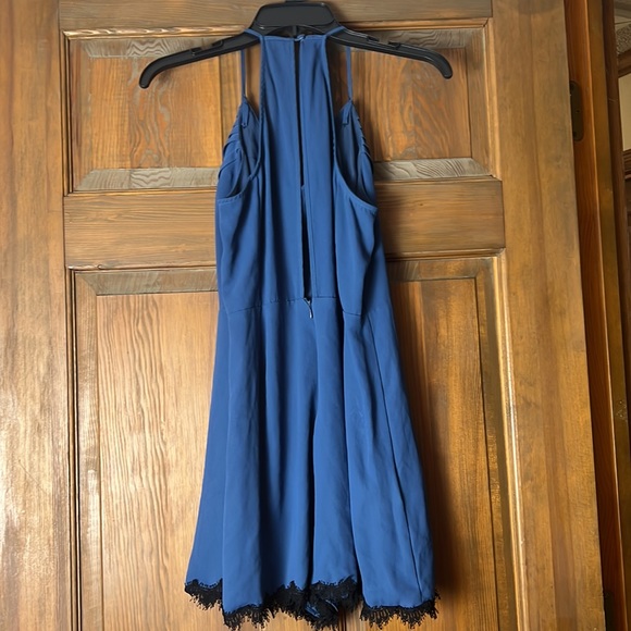 BCBG blue romper size 8 - Picture 4 of 6